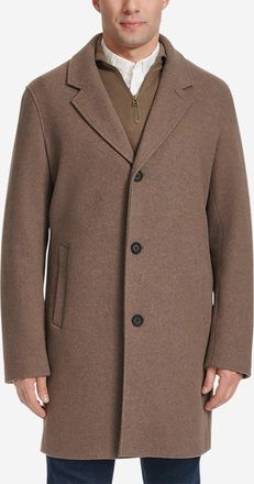 Cole Haan Mens Wool Top Coat - Beige Size Medium