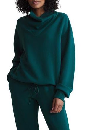 Varley Betsy Funnel Neck Sweatshirt in Conifer at Nordstrom Rack, Size X-Large
