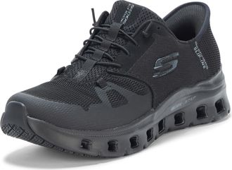Skechers Womens Glide Step Pro Edrura Slip-ins, Hands-Free Shoe for Healthcare, black, 35.5 EU
