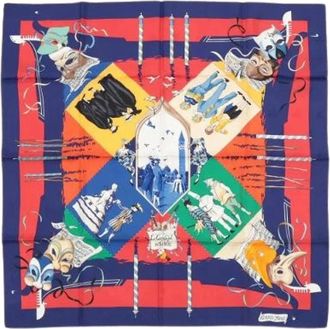 Herm&egrave;s Pre-owned Scarves, female, Multicolor, Size: ONE SIZE Pre-owned Le Carnaval de Venise Carre 90