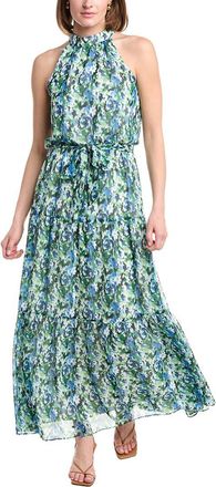 Julia Jordan Printed Chiffon Sleeveless Maxi Dress