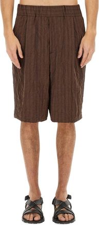 Dries Van Noten Short Plissee