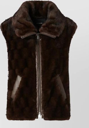Pinko faux fur gilet