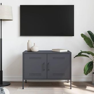 Berkfield Home TV Cabinet Anthracite 68x39x50.5 cm Steel in Dark Grey