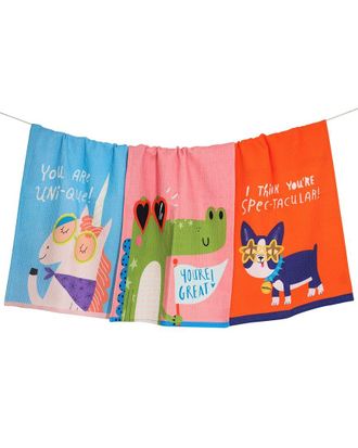 Tiramisu Whimsical Wonders Cotton Kitchen Towel Set