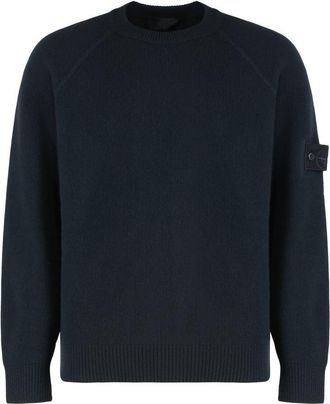 Stone Island Sweater With Crew Neck In Cashmere