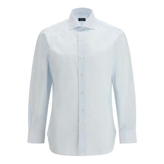 Finamore Camicia Napoli - - Shirts - Uomo - Blu - S
