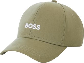 HUGO BOSS Baseball Cap BOSS Zed, open gr&uuml;n 349, Twill, Baumwolle, unifarben, Caps Baseball Cap, mit Logostickerei, Unisex