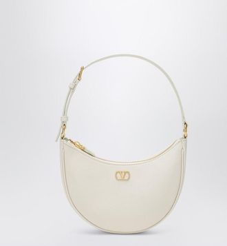 Valentino Garavani Ivory Vlogo Signature Mini Hobo Bag