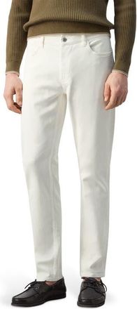 Mango Patrick Slim Fit Ultra Soft Touch Jeans in Off White at Nordstrom, Size 32