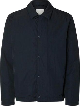 Selected Giaccia Twist 2.0 - Heren - Zomerjassen - Blauw - L - Polyester - Jassen