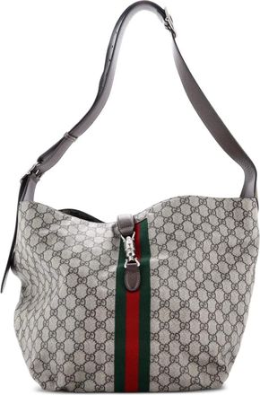 Gucci Jackie 1961 Soft GG Coated Canvas Small shoulder bag - Bruin