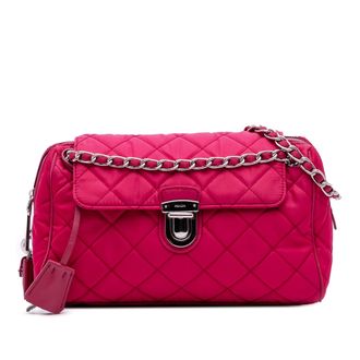 Prada Gequilted Schoudertas met Ketting