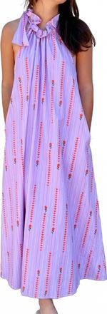 Adrienne Julia Fleur Path Dress In Multi