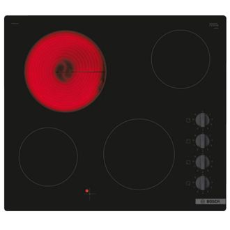 Bosch Vitrocer&aacute;mica 60cm 4 Fuegos 6600w Negro - Pke611ca8e