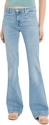 7 For All Mankind Dojo Womens Jeans Indigo Bloom : 28 34, Cotton/Denim/Spandex