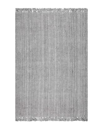 nuLOOM Nuloom Chunky Loop Hand Woven Jute Rug