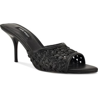 Nine West Kirela Woven Sandal in Black at Nordstrom, Size 9.5