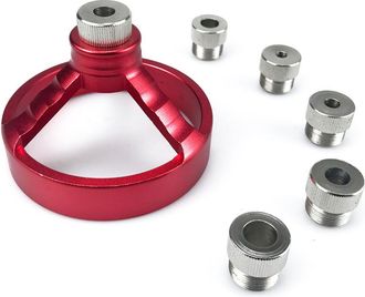 OEM Plantilla Gu&iacute;a De Perforaci&oacute;n Vertical Roja, Accesorios Para Plantillas De Orificios Ocultos De 5/6/7/8/9/10 Mm, Posicionador De Plantilla De &Aacute;ngulo R