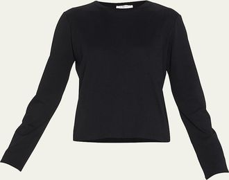 The Row Sherman Cotton Jersey Long-Sleeve T-Shirt