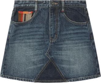 Bapy by A Bathing Ape Minigonna con applicazione - Blu