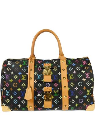 Louis Vuitton x Takashi Murakami 2003 Speedy 45 handbag - unisex - Leather/PVC - One Size - Black