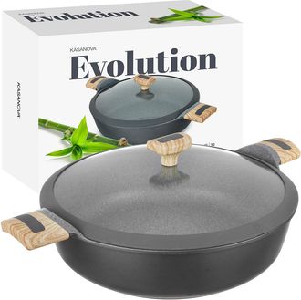 KASANOVA Tegame 32 cm con coperchio Evolution