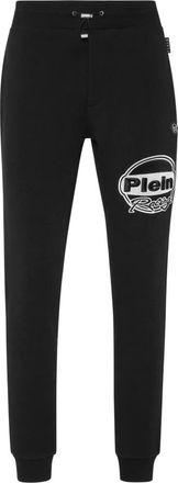 Philipp Plein Trainingsbroeken Racing - Heren - Sweatpants - Zwart - XL - Katoen - Broeken