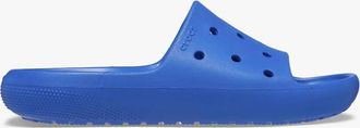 Crocs Womens Crocs 209401-4KZ CLASSIC SLIDE Unisex Sliders Blue Bolt - Size: MEN s uk 9 / women s uk 10