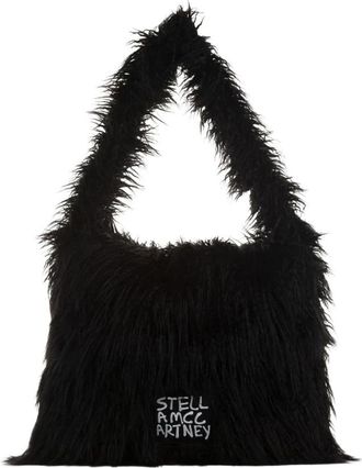Stella McCartney Pre-owned Faux Fur Shoulder Bag - Dames - Vintage Schoudertas - Zwart - ONE Size - Vintage