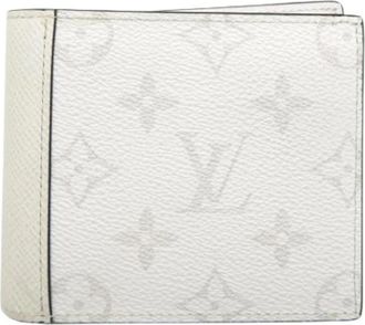 Louis Vuitton Pre-owned Taigarama Bi-fold Wallet - Heren - Vintage Accessoires - Wit - ONE Size - Vintage