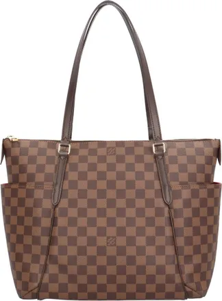 Louis Vuitton Damier Brown Damier Canvas Tote Bag (Pre-Owned)