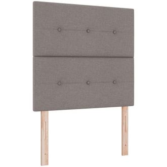 vidaXL Headboard Height Adjustable with Headboard Taupe 80 cm Fabric vidaXL