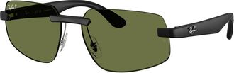 Ray-Ban RB4475CH Polarized 601S/2 Mens Sunglasses Black Size 60