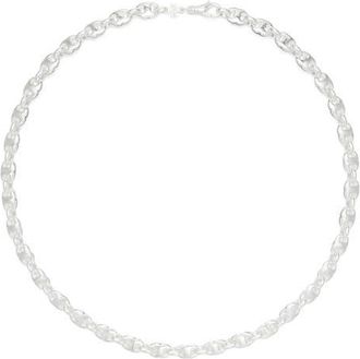 Tory Burch Delicate Gemini Link Necklace in Light Silver at Nordstrom