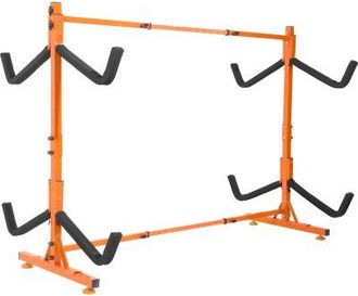 OEM Kayak Halterung Kajak Aufh&auml;nger 1260 X 1070 X 1375 Mm, Freistehender Kajakst&auml;nder 4 Kajaks 1230-1825 Mm Breitenverstellbereich, Kajak Aufbewahrungsreg