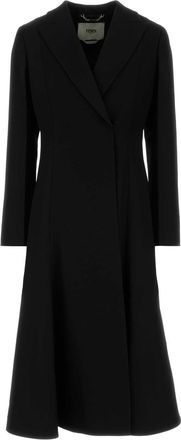 Fendi Black Wool Coat