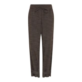 Gustav Broeken, Dames, Bruin, XL, Geknipte broek