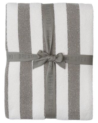 Barefoot Dreams Cozychic Cotton Classic Stripe Throw