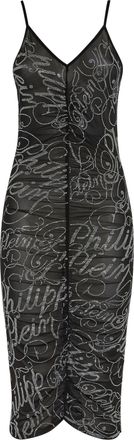 Philipp Plein Midi Dress Signature
