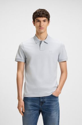 Boss Orange by Hugo Boss Poloshirt BOSS ORANGE Passenger, Herren, Gr. XXL, grau (light, pastel grau053), Jersey, Obermaterial: 95% Baumwolle, 5% Elasthan, Basic h&uuml;ftbedeckend,