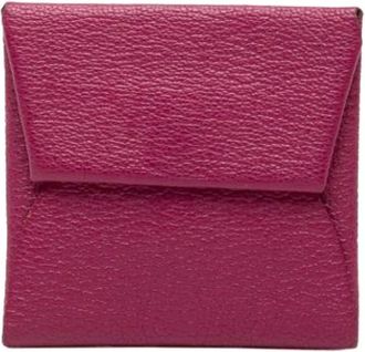 Herm&egrave;s Pre-owned Wallets, female, Purple, Size: ONE SIZE Pre-owned Coin Pouch