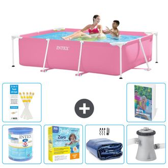 Intex Piscina Con Estructura Rectangular - 220x150x60 Cm - 7-piezas S50