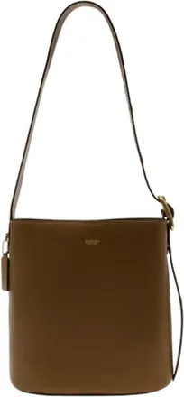 Coach Womens Bleecker Shoulder Bag Khaki Cowhide