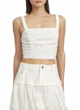 En Saison Adina Top In Off White