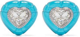 Swarovski Orecchini a clip Dulcis - Blu