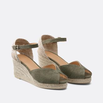 Castaner Espadrilles met sleehak Bianca