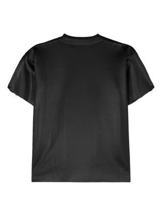 Junya Watanabe Open-Knit Crewneck T-Shirt - Black