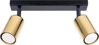 Sollux Lighting Design Deckenlampe Winx 2-Flammig, Gold