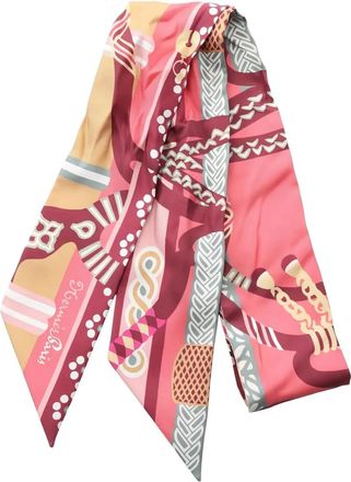 Hermès 2000s Fantaisie dEtriers sjaal - Roze